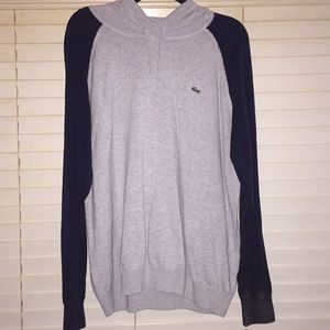 Lacoste hoodie.